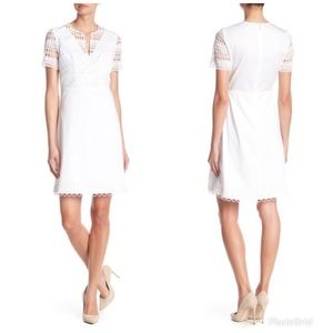 Elie Tahari Kinley Crochet Dress Size 10
